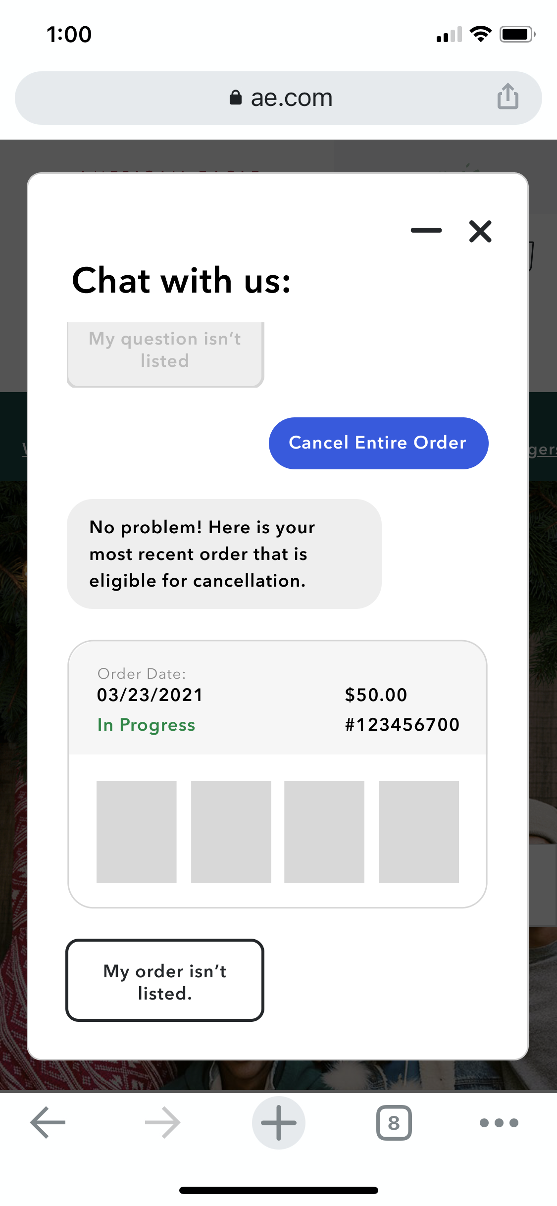 Final Chatbot UI View 2